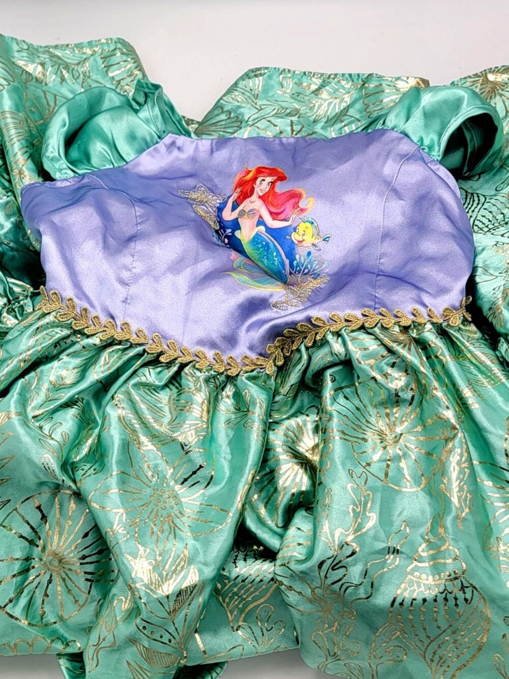 Disney Ariel Deluxe Nightgown for Girls-TheLittle Mermaid 7/8 Multicolored - Picture 4 of 12